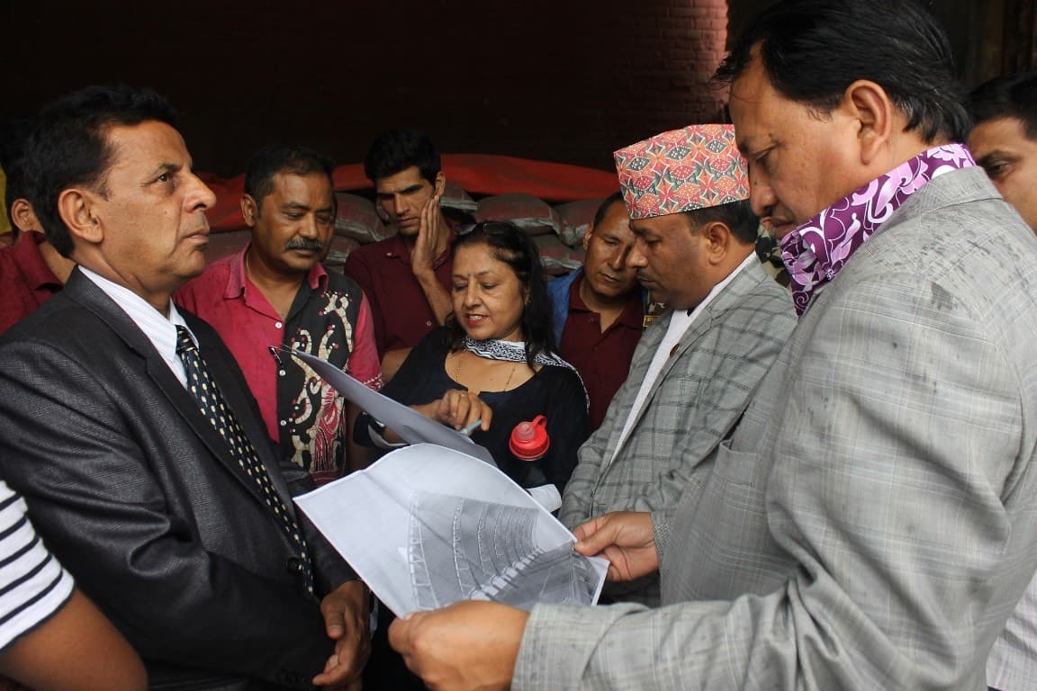 समयमै पूर्वाधार सम्पन्न गर्न खेलकुद मन्त्रीको निर्देशन