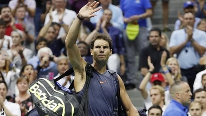 साबिकको विजेता नाडाल युएस ओपनबाट बाहिरिए
