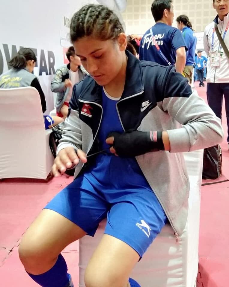 पुनम मंगोलियाका खेलाडीसंग पराजित