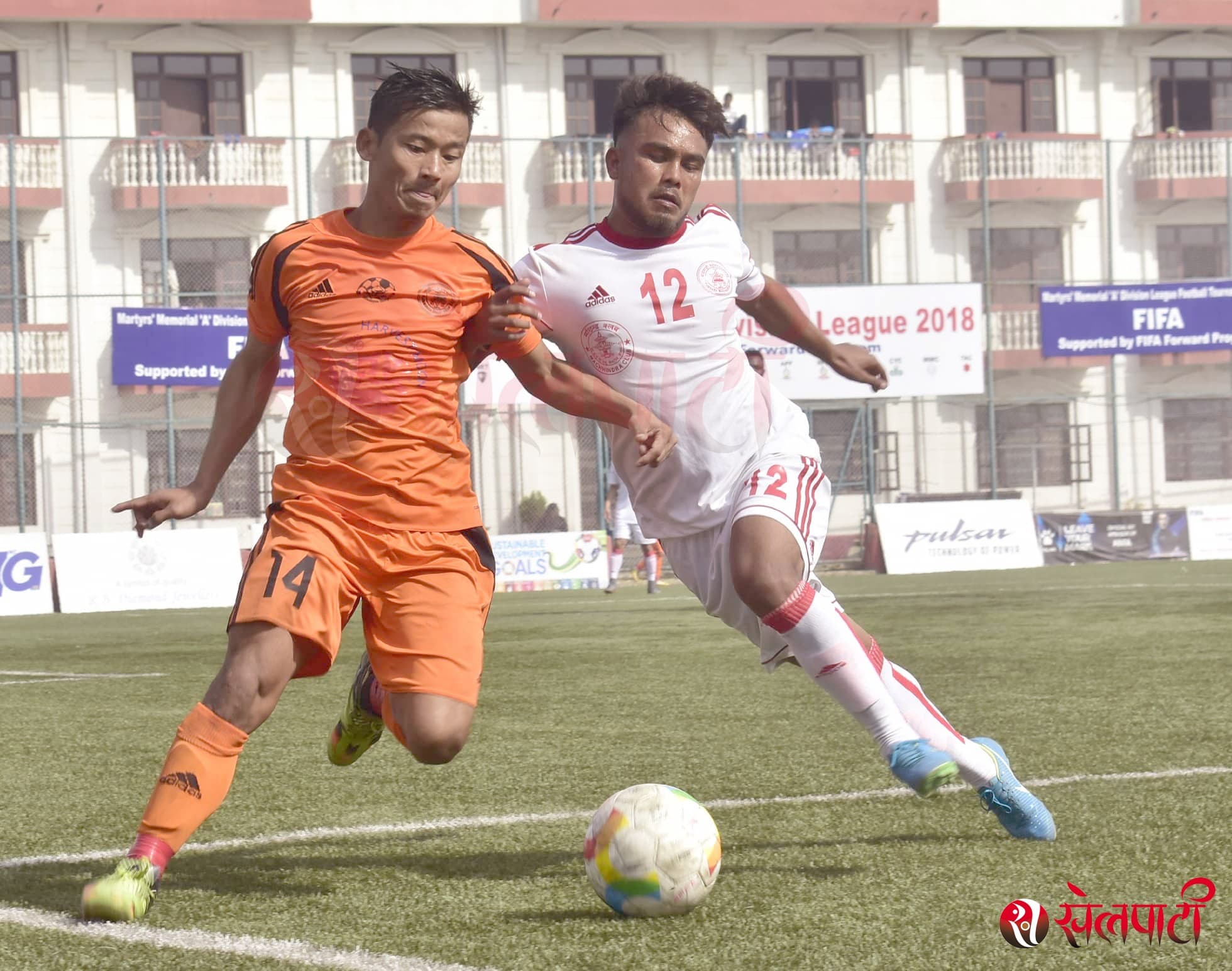 कर्ण र आशिषको गोलमा हिमालयन शेर्पाको जित