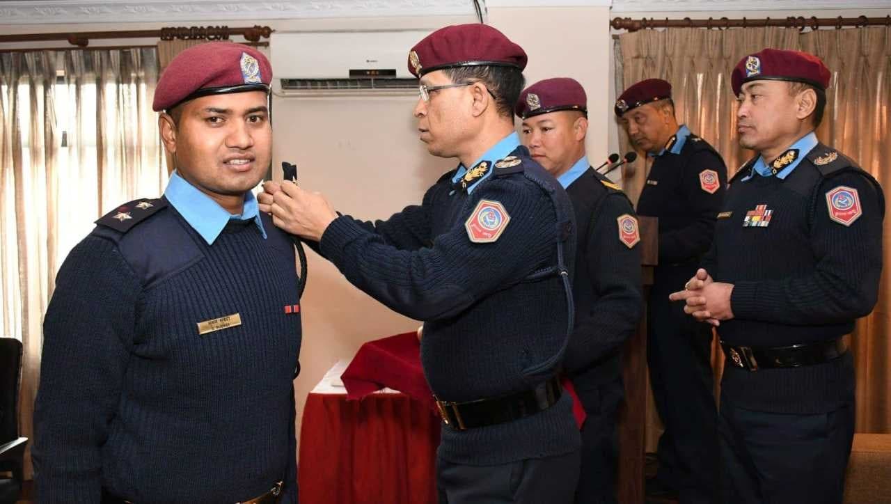 पुलिसका डिफेन्डर सुमनको बढुवा