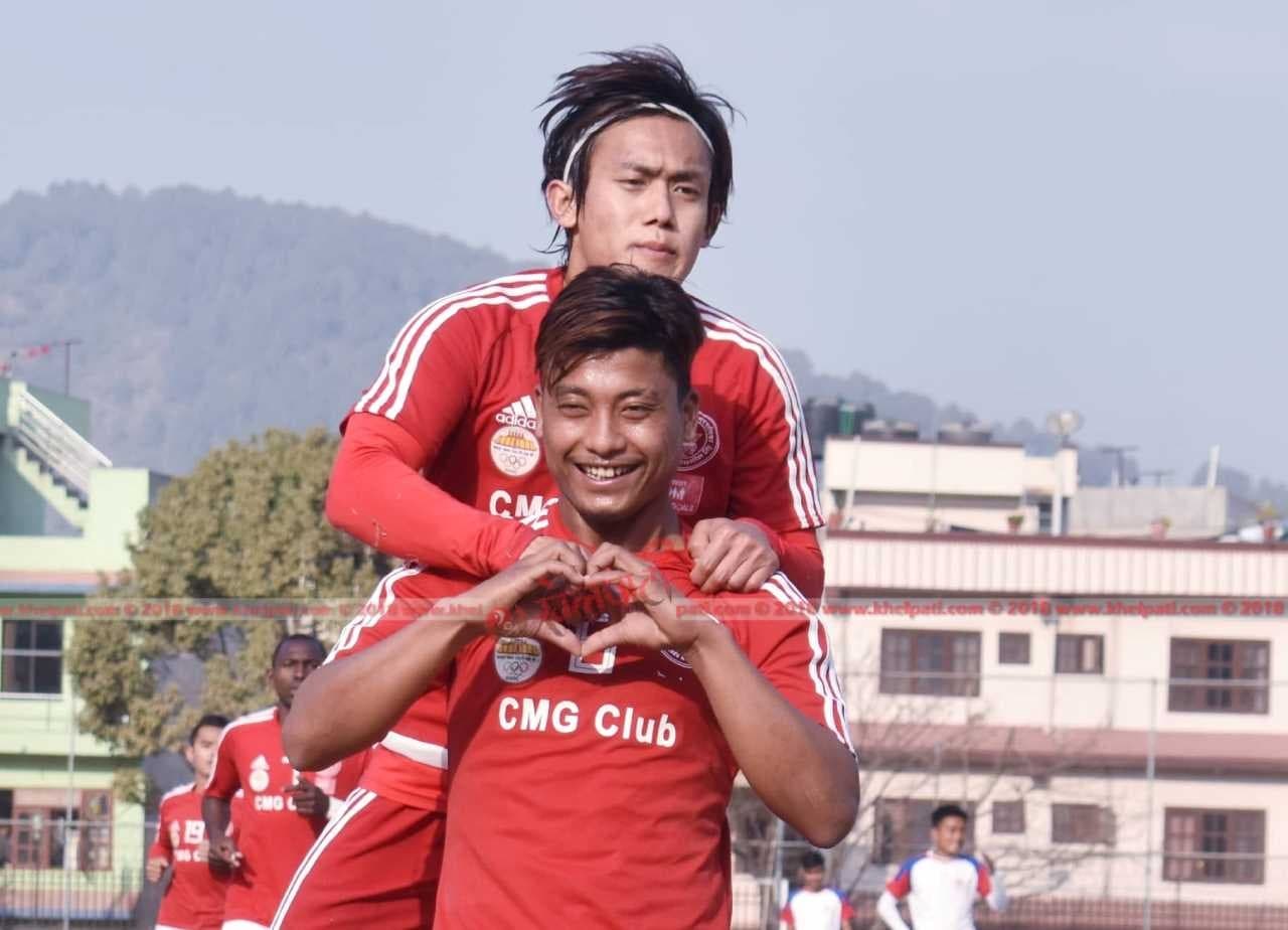 पहिलो हाफमा संकटा र ब्रिगेड ब्वाईज बराबर