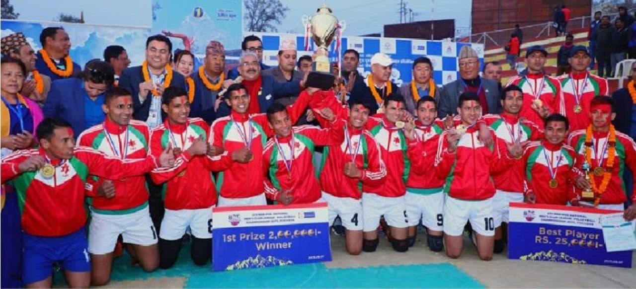 आर्मीलाई पुरुष लिग भलिबलको उपाधि