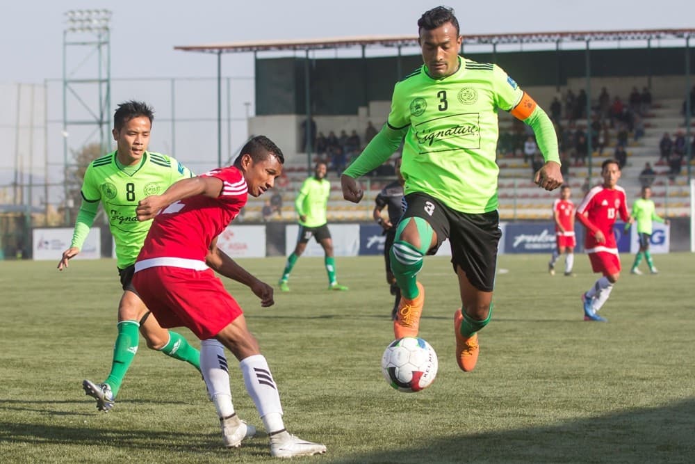 सोमिडेको गोलमा मनाङलाई पाँच अंकको अग्रता