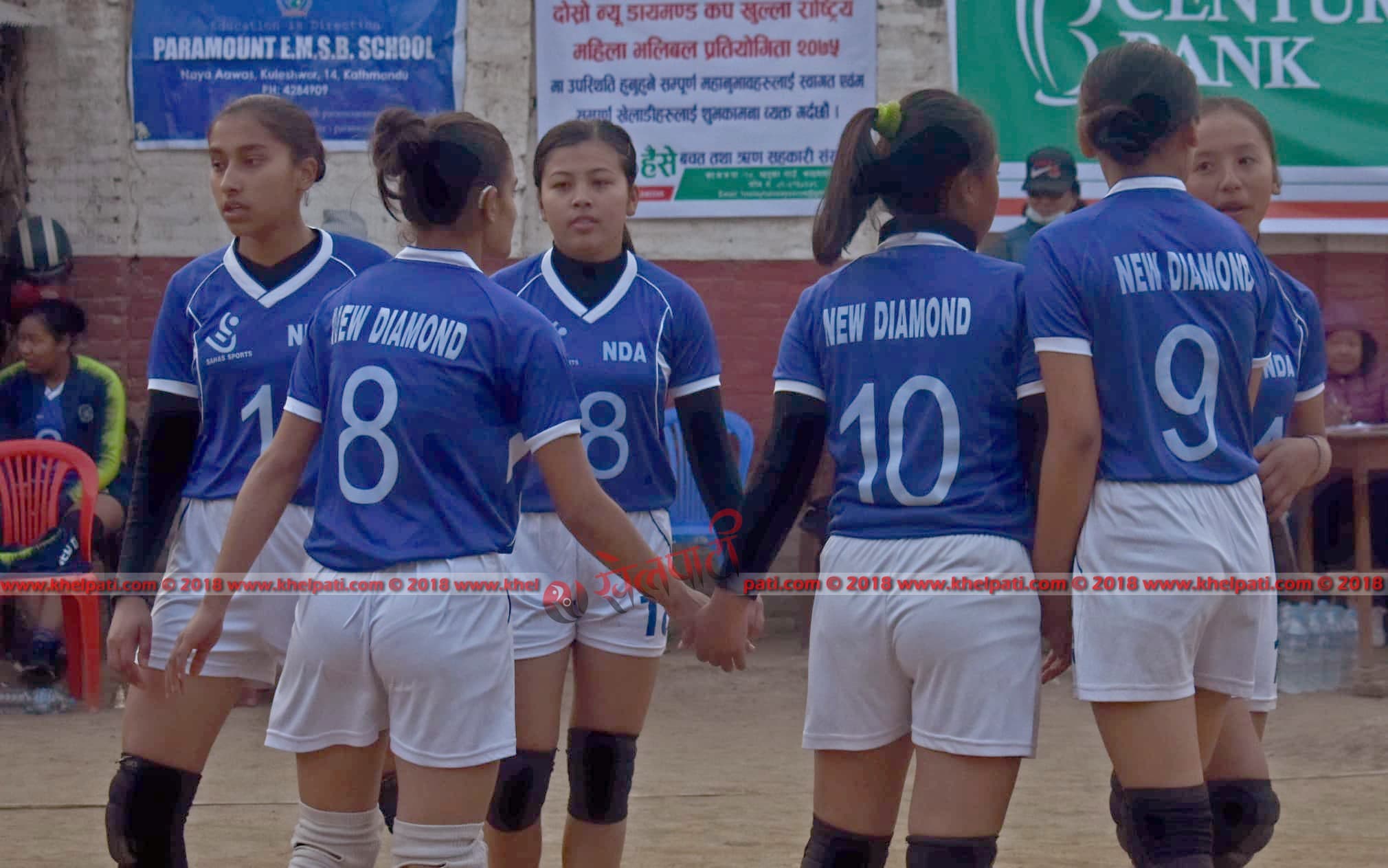 न्यू डायमण्ड र विजेश्वरी क्वार्टरफाइनलमा