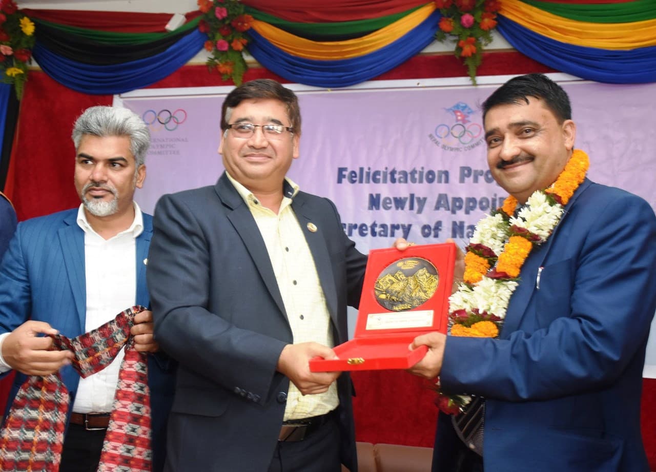 सिलवाललाई ओलम्पिक कमिटिको स्वागत