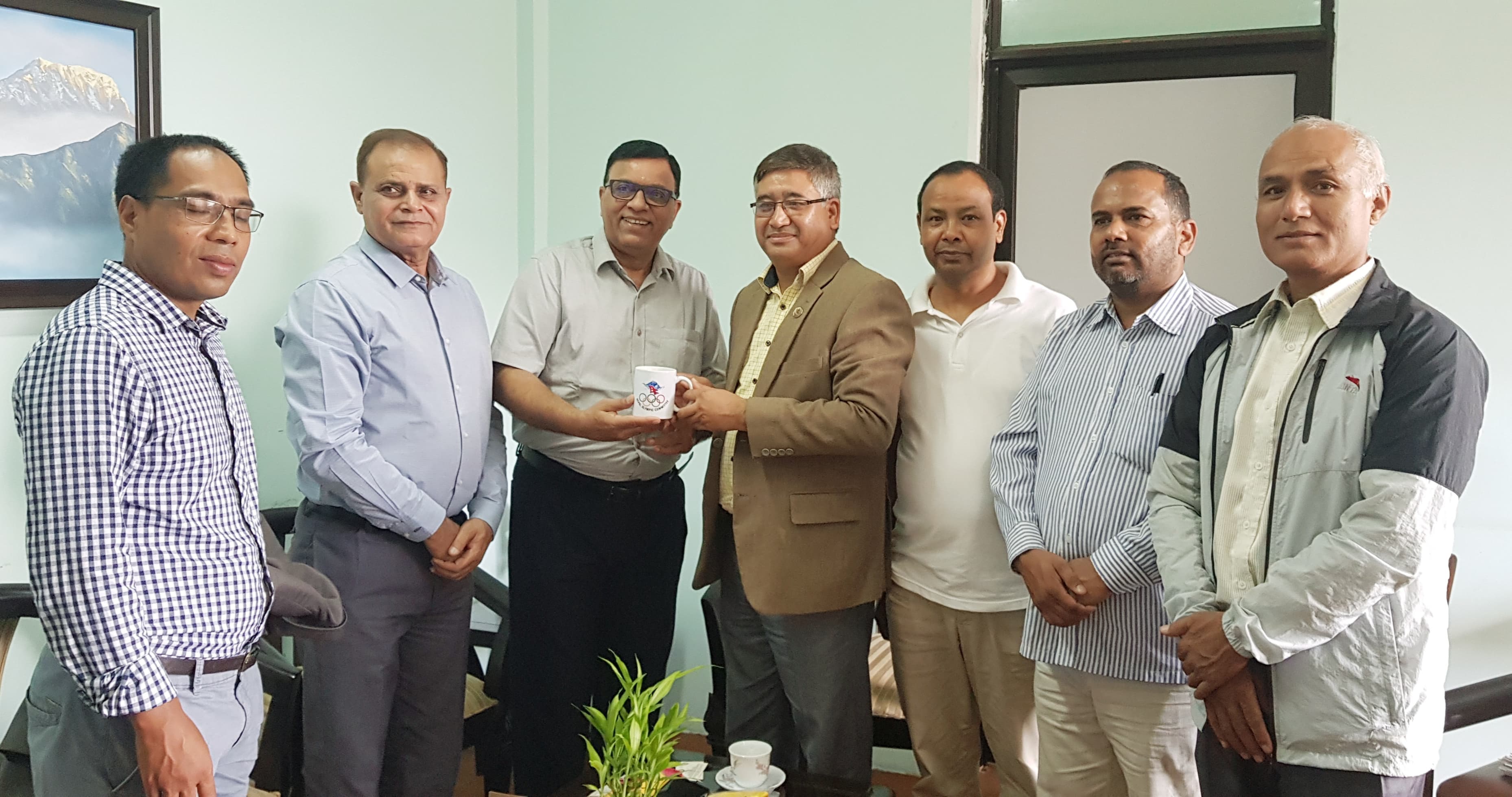 भारतीय खो खो पदाधिकारीसँग अध्यक्ष श्रेष्ठको भेटवार्ता