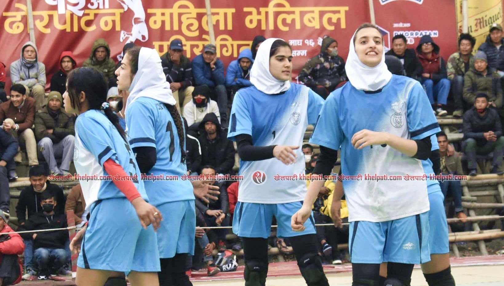 ढोरपाटन महिला भलिबलमा विदेशी खेलाडी