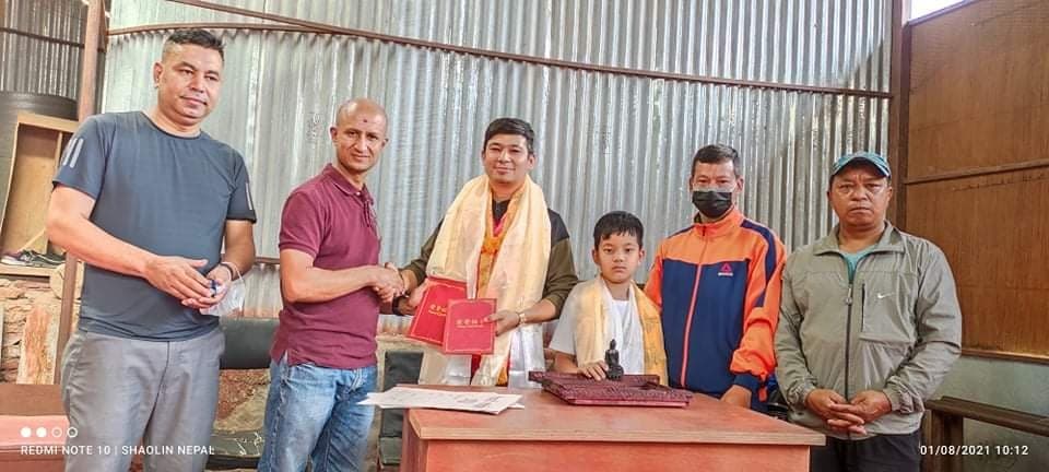 कुङ्फु प्रतियोगिताका लागि सम्झौता