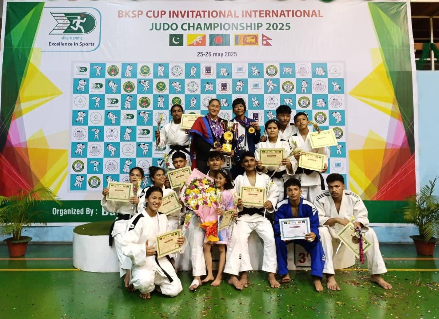 जुडोमा नेपाललाई ५ स्वर्ण