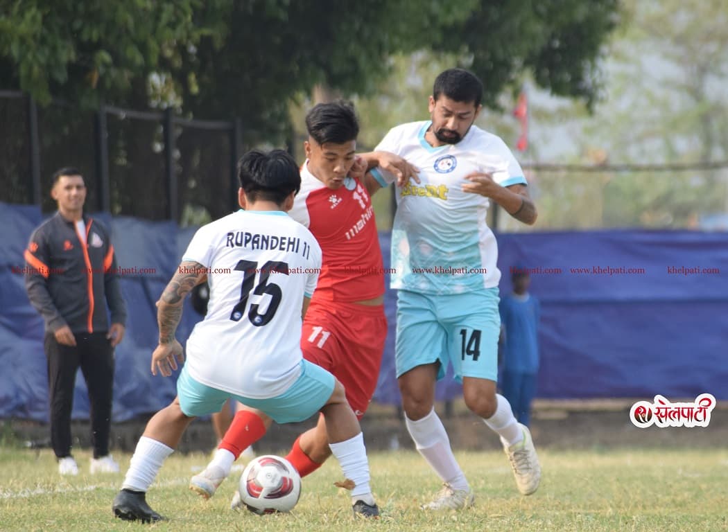 आयोजक रुपन्देहीलाई हराउँदै एपिएफ सेमिफाइनलमा