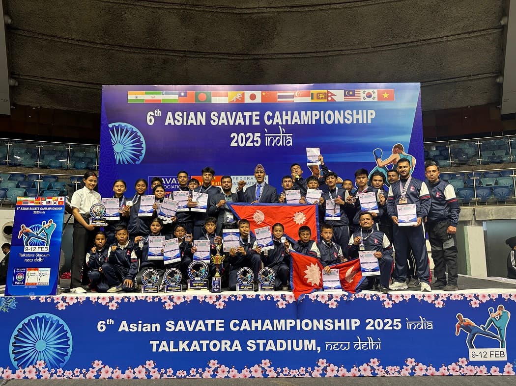 एसियन सभात च्याम्पियनसिपमा नेपाललाई चार स्वर्णसहित २२ पदक 