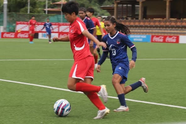 उत्तर कोरियाले पहिलो हाफमै हान्यो ५ गोल