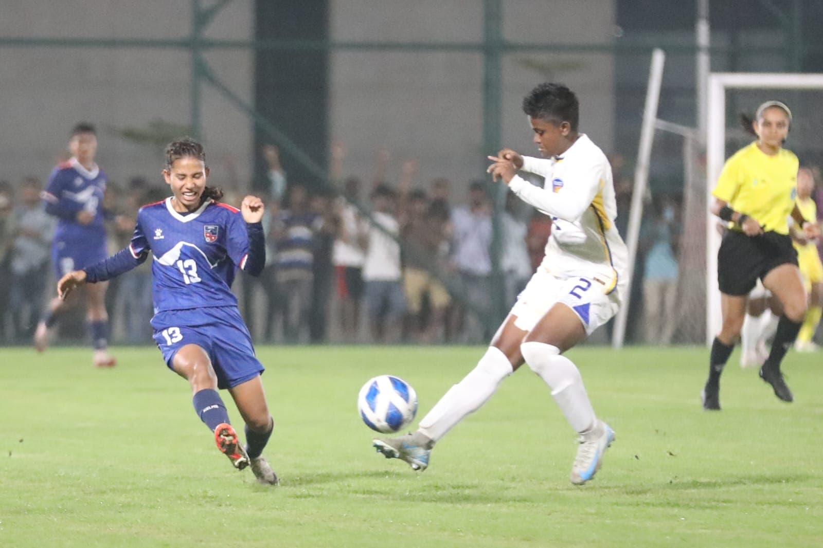 मीनाको पहिलो ह्याट्रिक