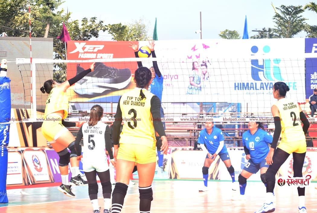 टाइगर कप भलिबलमा  दोस्रो क्वालिफायरका खेल हुँदै