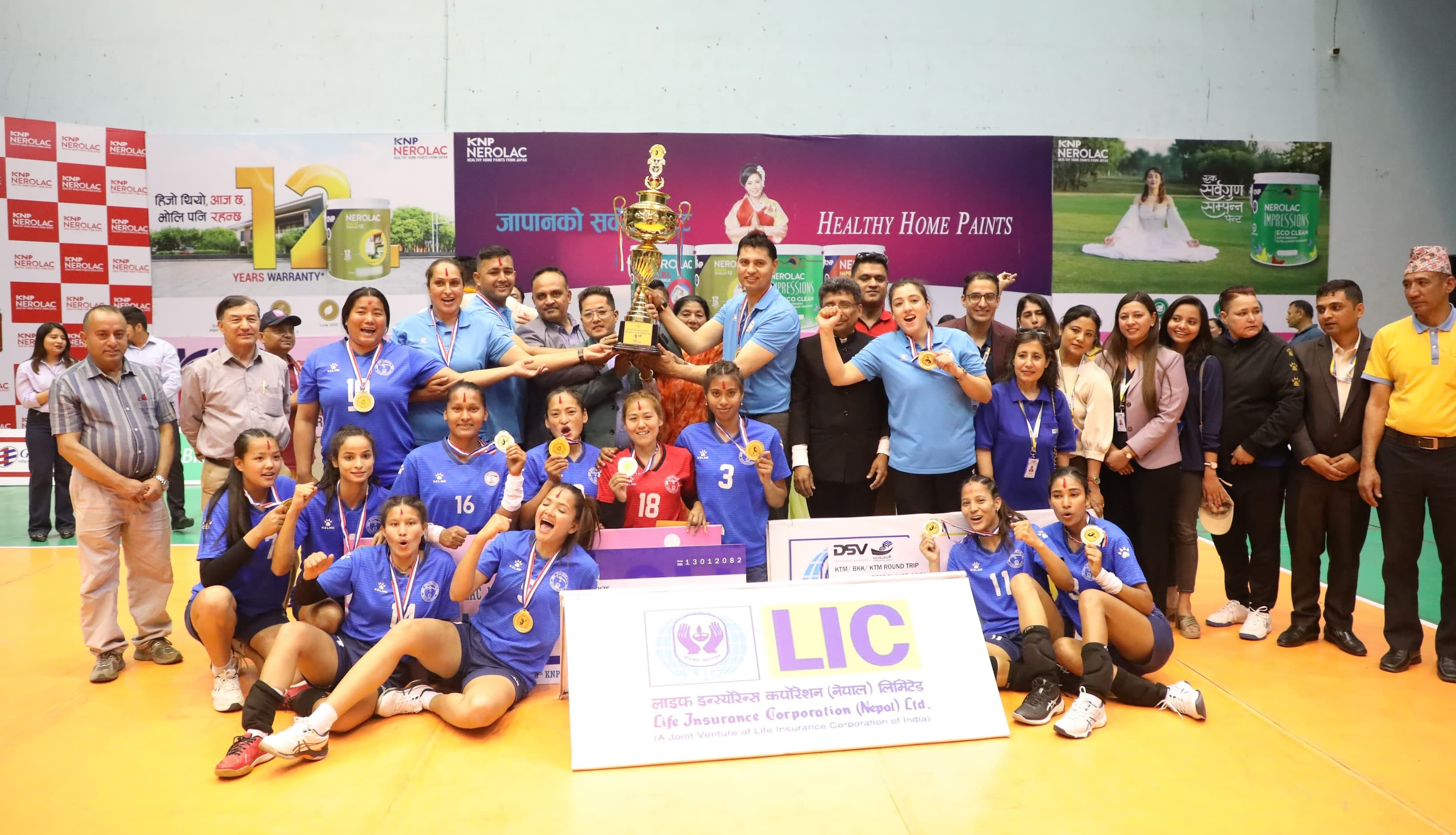 ६ पल्टको च्याम्पियन एपिएफलाई हराउँदै पुलिसले जित्यो उपाधि