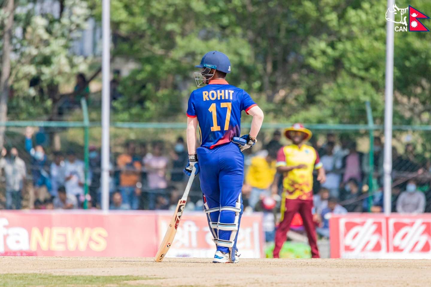 वेस्ट इन्डिजविरुद्ध रोहितको अर्धशतक