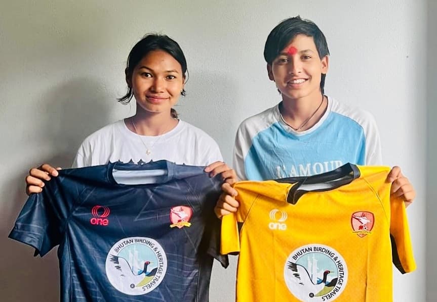 अञ्जली र सविनाले भुटानी लिग खेल्ने