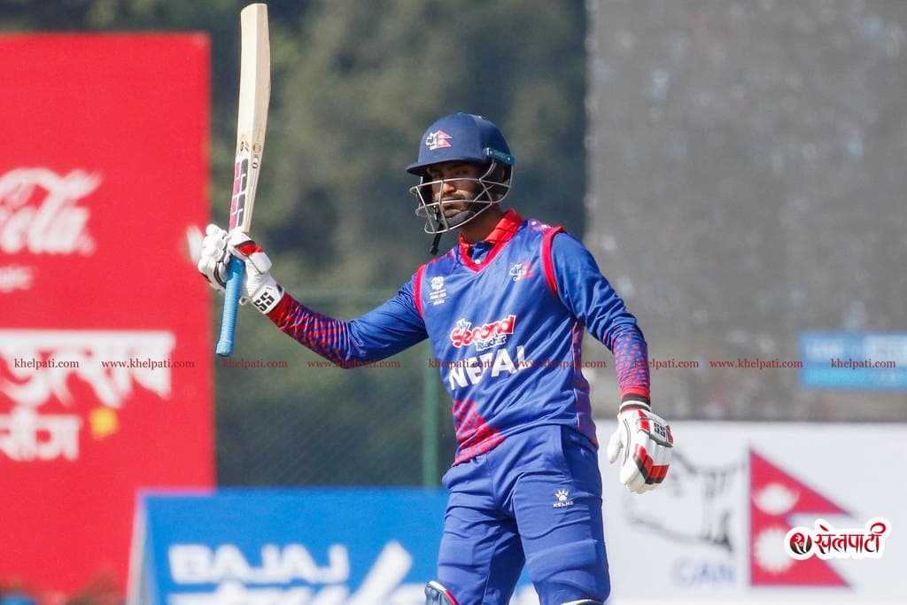 अर्धशतक नजिक पुगेर आसिफ आउट