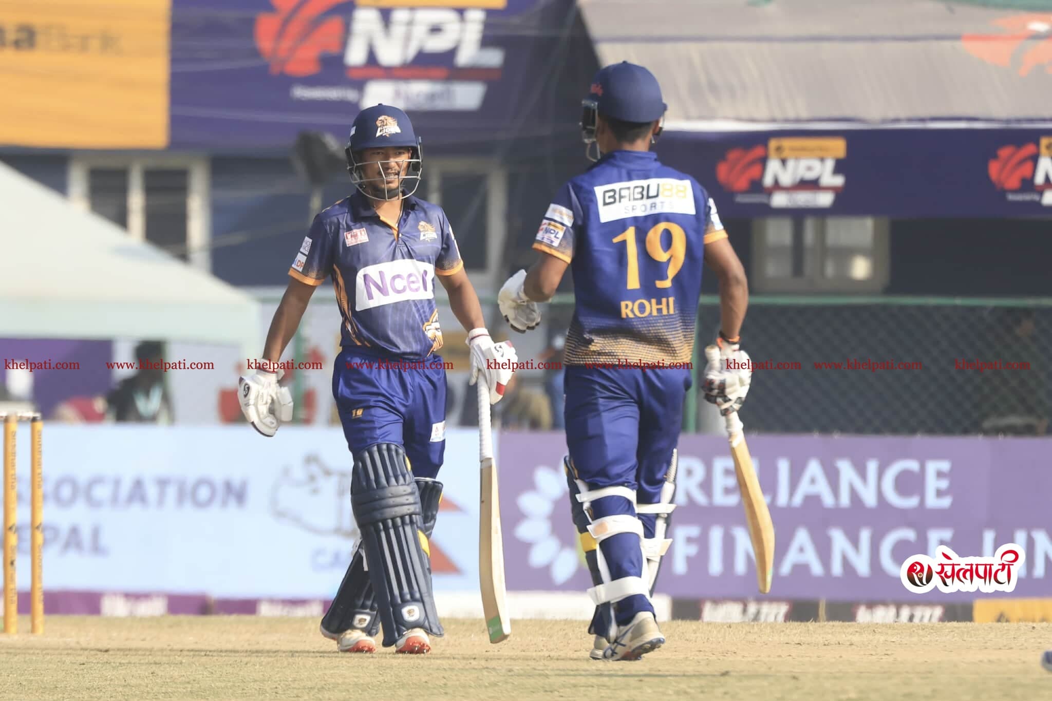 ब्याटिङमा फेरि लुम्बिनीको संघर्ष