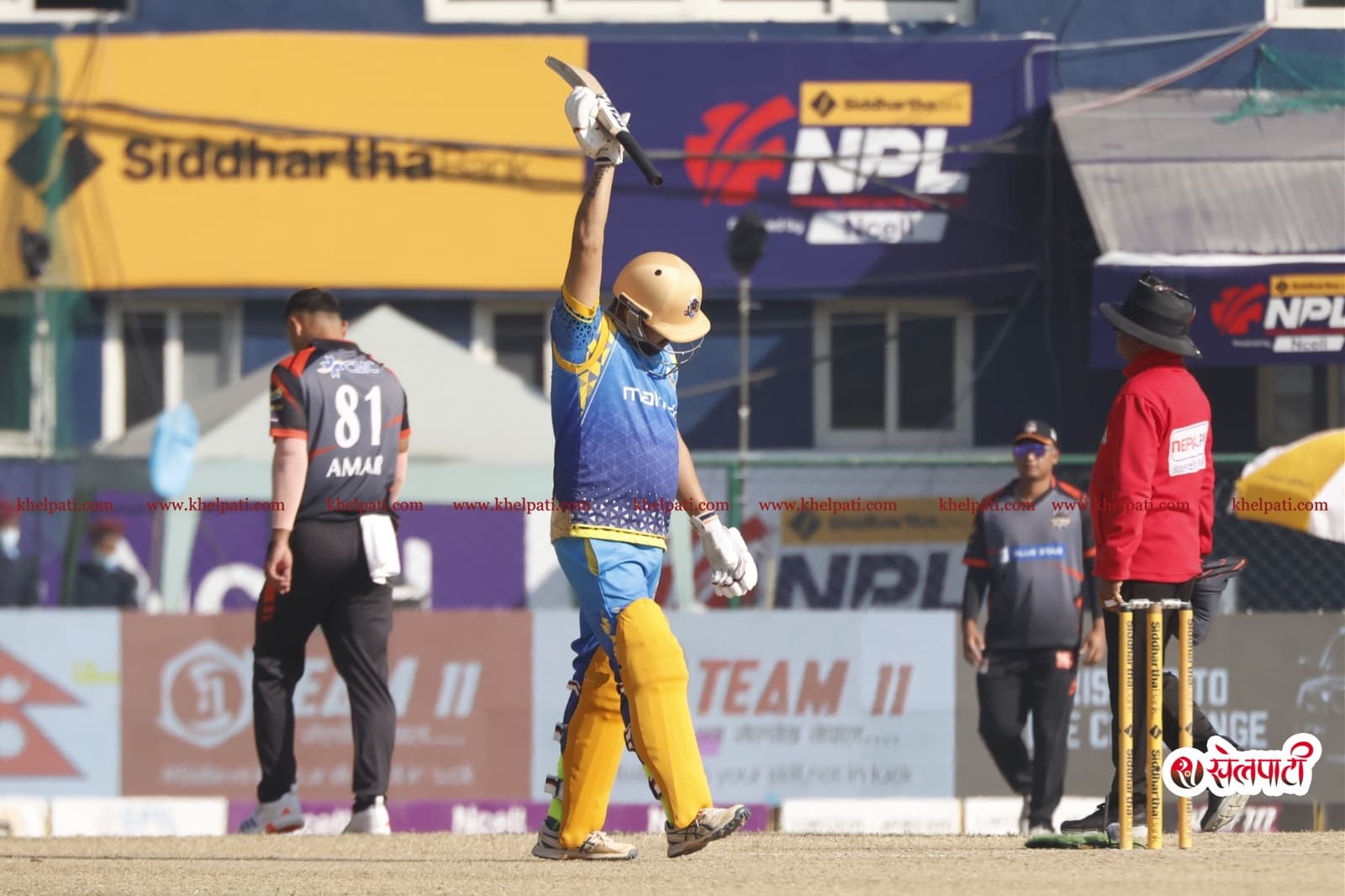 बसिस्टो र जयकिशनको अर्धशतक, चितवनलाई विशाल लक्ष्य