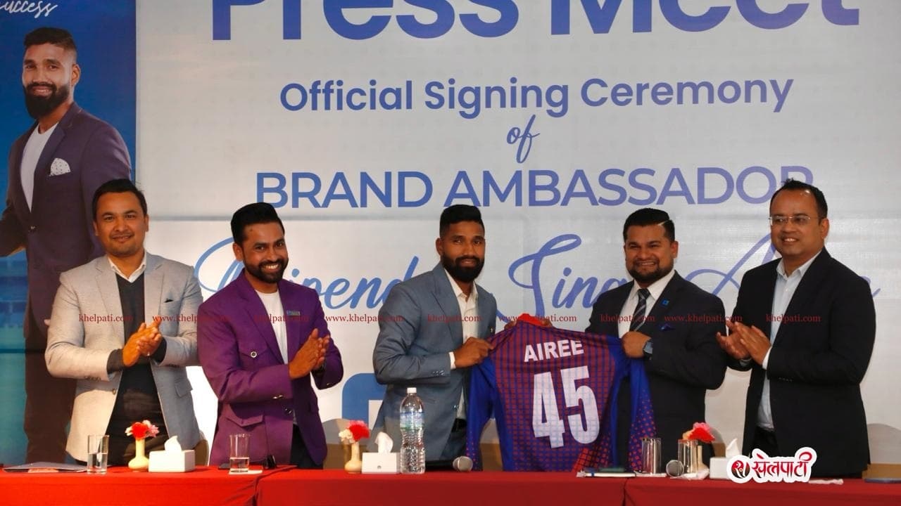 दिपेन्द्र ग्रेसका ब्राण्ड एम्वेसडर