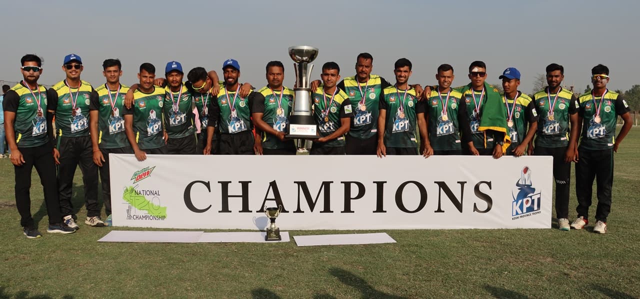 आर्मीलाई कोशी प्रदेश क्रिकेट ट्रफीको उपाधि 