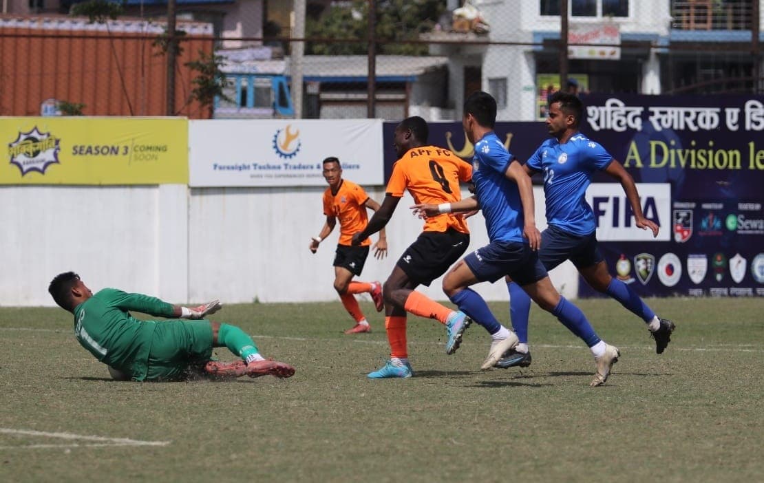 विभागीय डर्बीमा एपीएफ विजयी