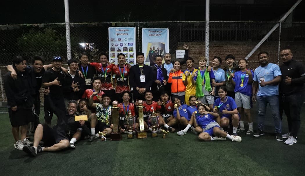 नखिपोट र संकटालाई फुटसल उपाधि