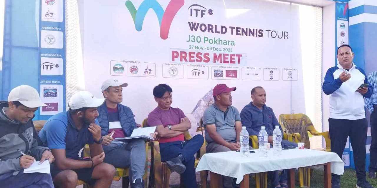 जे–३० टेनिस खेल्न ११ राष्ट्रका खेलाडी पोखरामा