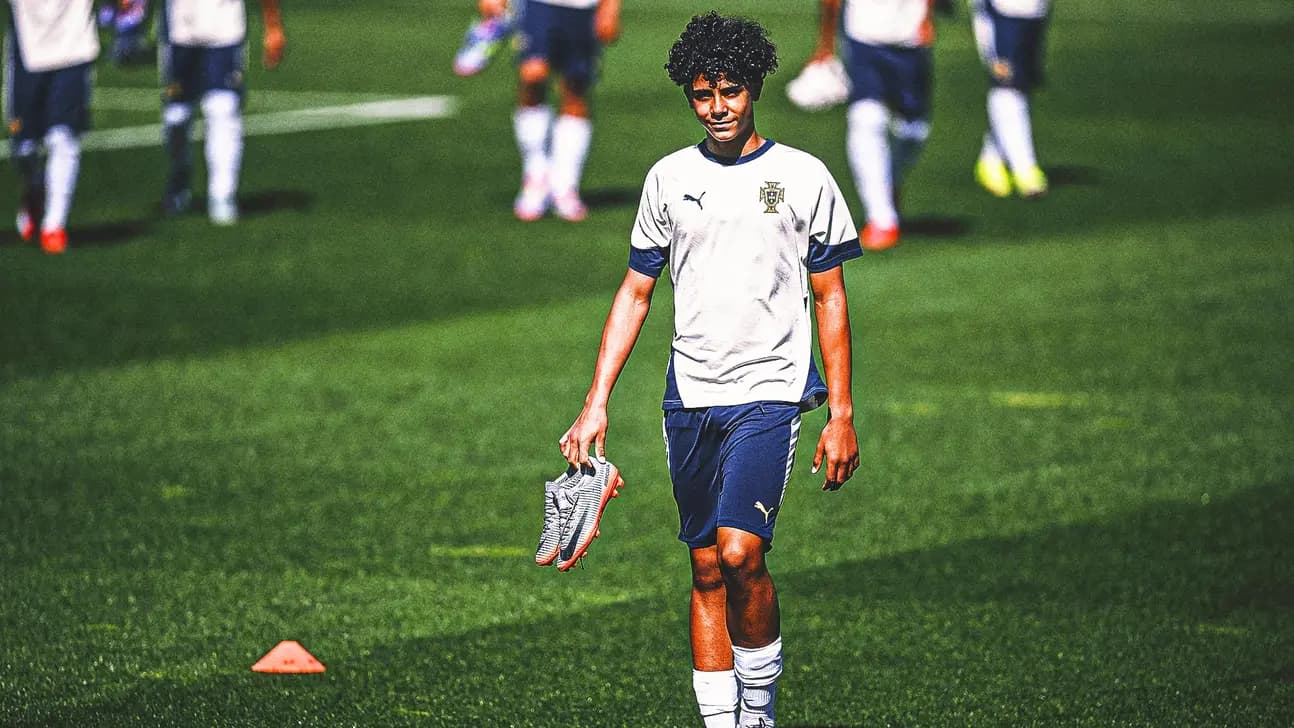 यु १६ टोलीमा रोनाल्डोका छोराको डेब्यु