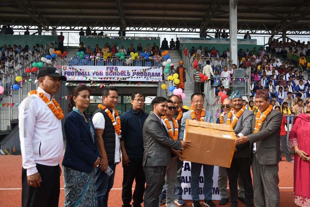 बाँकेमा 'फिफा फुटबल फर स्कुल' कार्यक्रम, तीन हजार सहभागी 