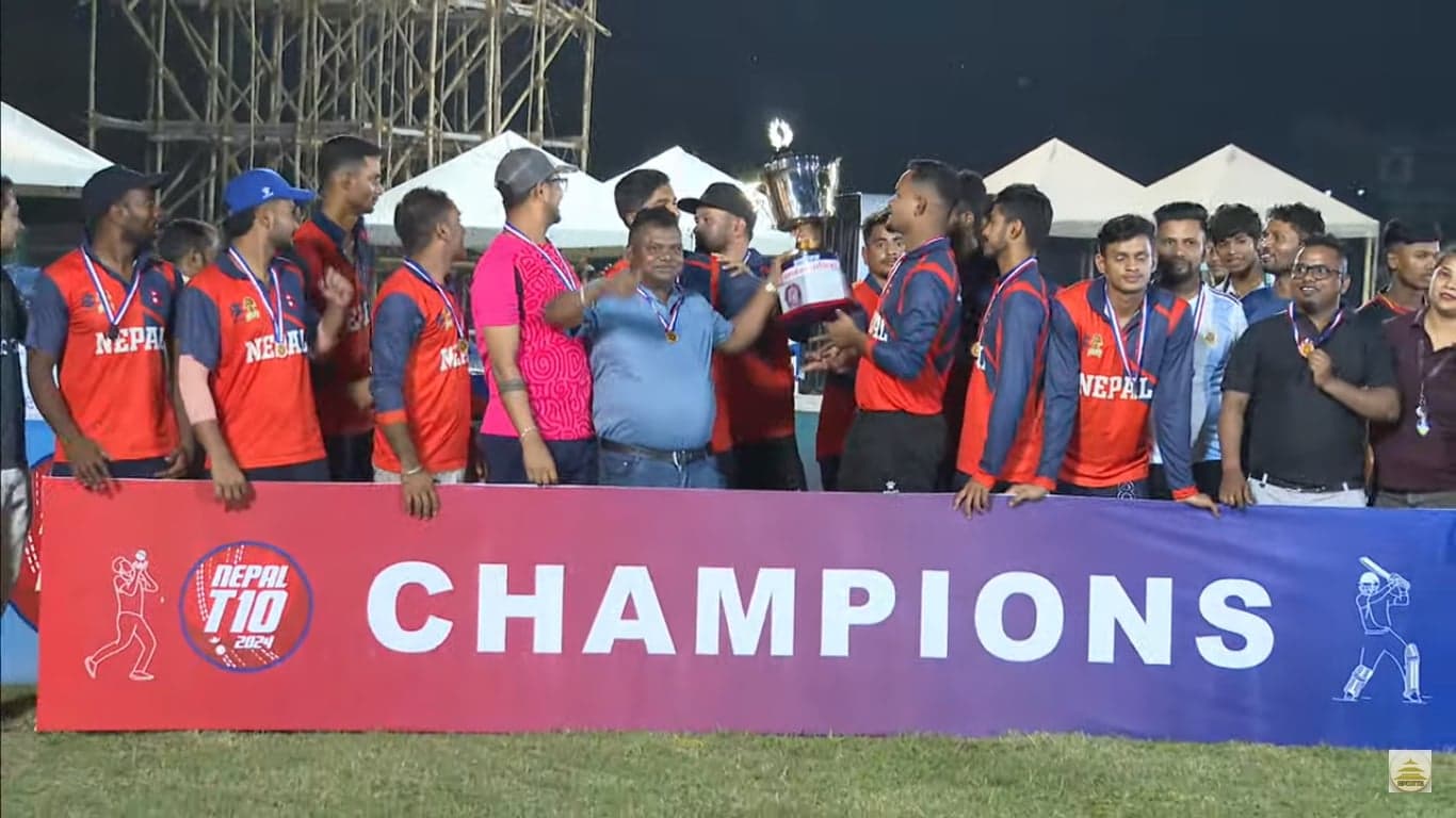 कोशी प्रदेश टी–१० क्रिकेटको उपाधि वाइआरसीसीलाई 