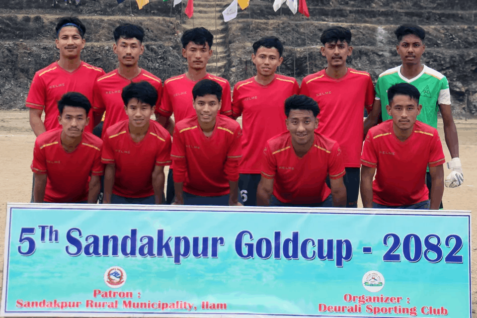 रेडहर्स सन्दकपुर गोल्डकपको सेमिफाइनलमा