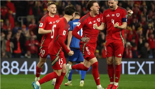 विश्वकप छनोटमा वेल्सको सानदार सुरूआत