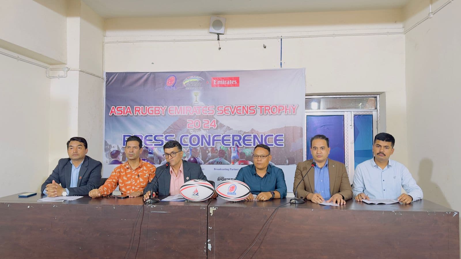 एसिया रग्बी इमिरेट्स ट्रफीको सम्पूर्ण तयारी पूरा