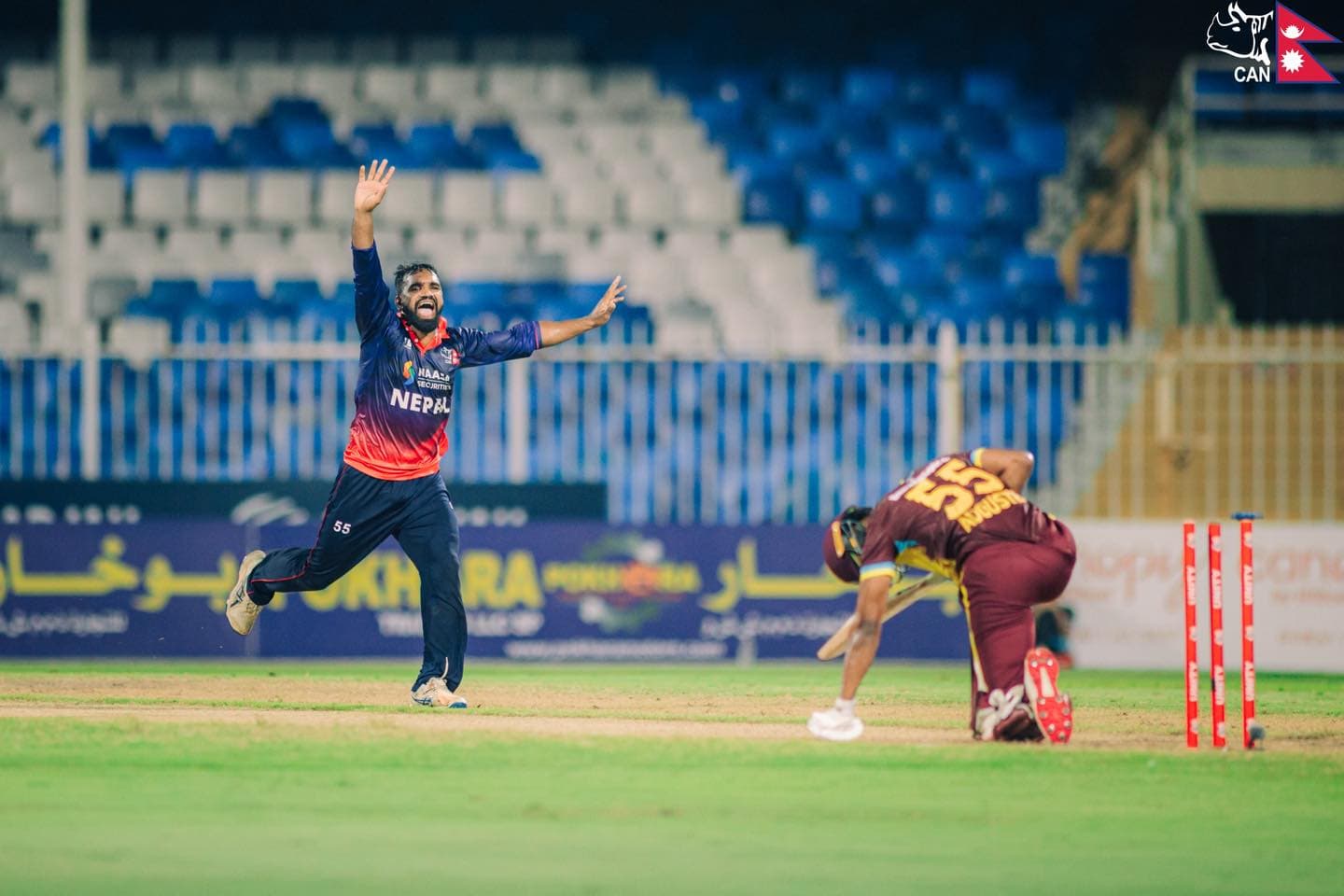 आदिलको सानदार बलिङमा नेपाललाई ऐतिहासिक सिरिज