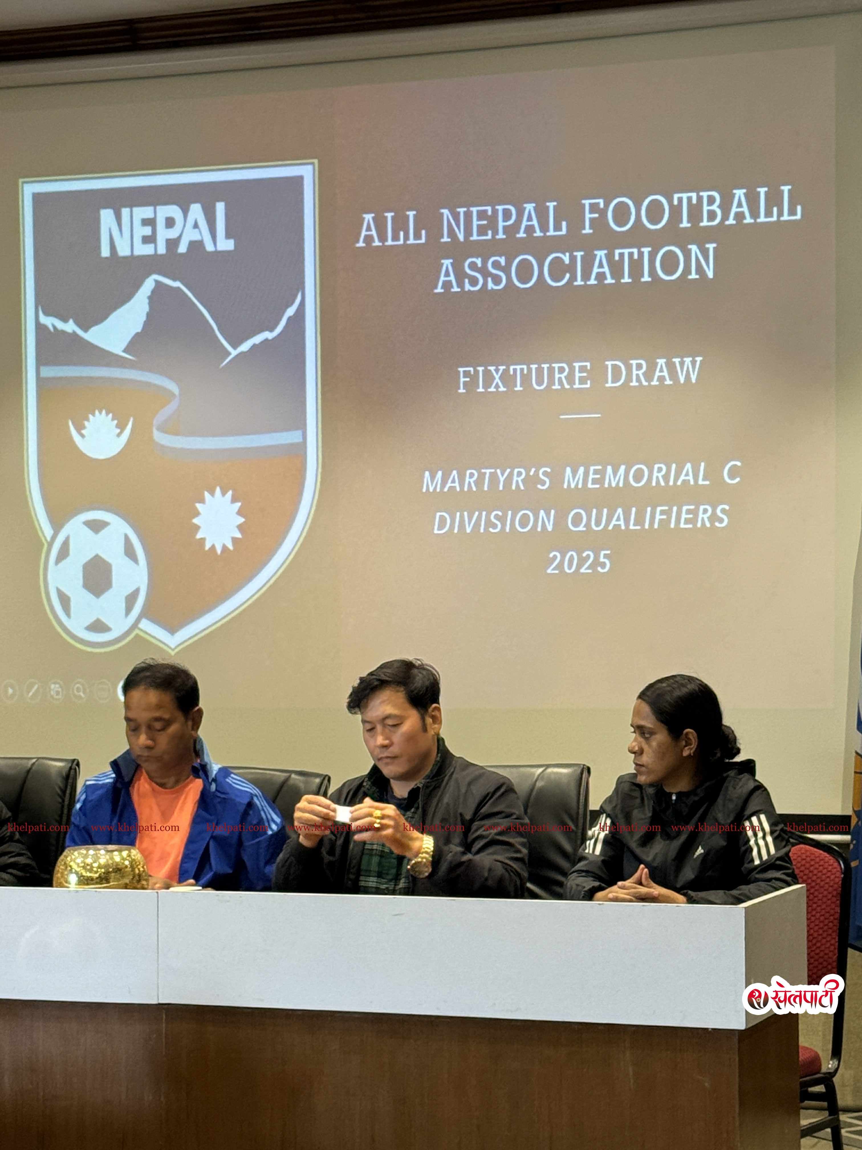 ‘सी’ डिभिजन लिग छनोटको उद्घाटन खेलमा नेपालगञ्ज र पाथिभरा भिड्ने